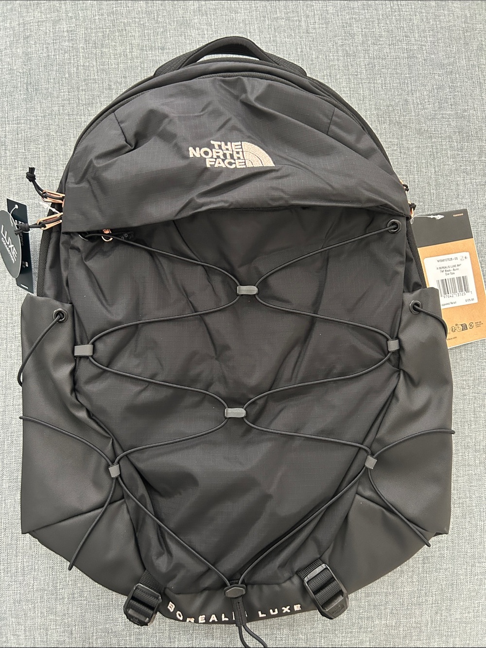 The North Face Women’s Borealis Luxe Backpack in TNF Black- Burnt - Picture 6 of 11